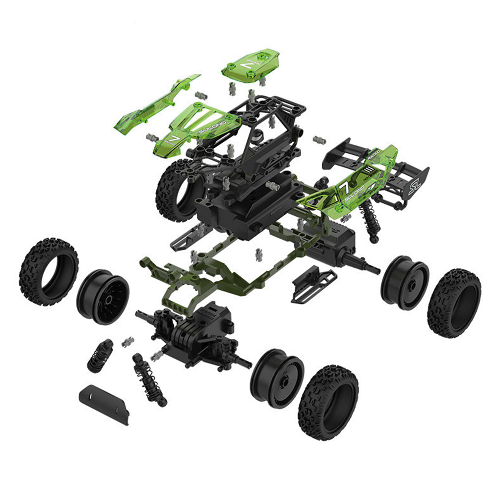 SULONG 1:18 DIY RC Car 2.4G Remote Control Assembly Car Kids Boys Toy SULONG 1:18 DIY RC Car 2.4G Remote Control Assembly Car Kids Boys Toy